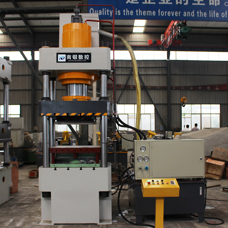 400T三梁四柱油壓機(jī)，400噸陶瓷粉末成型油壓機(jī)