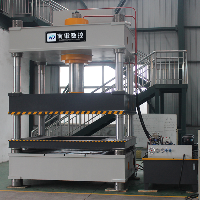 400T四梁四柱油壓機，400噸硅酸鈣板成型四柱油壓機